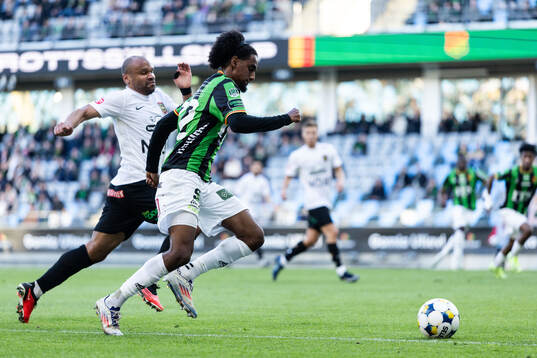 Brommapojkarnas Serge-Junior Martinsson Ngouali och GAIS
