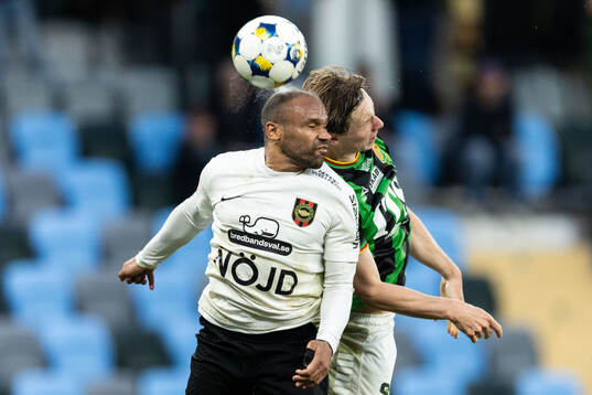 Brommapojkarnas Serge-Junior Martinsson Ngouali och GAIS