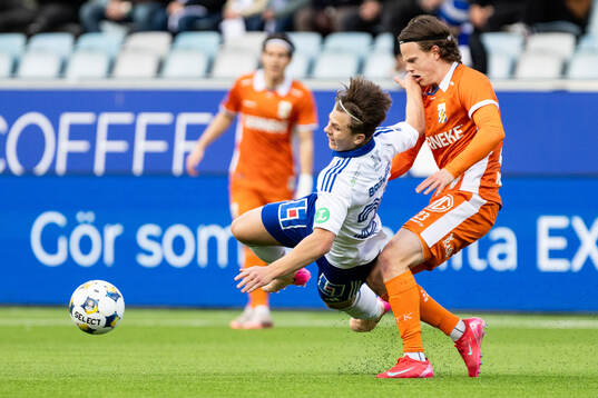IFK Norrköpings Axel Brönner och IFK Göteborgs Kolbeinn