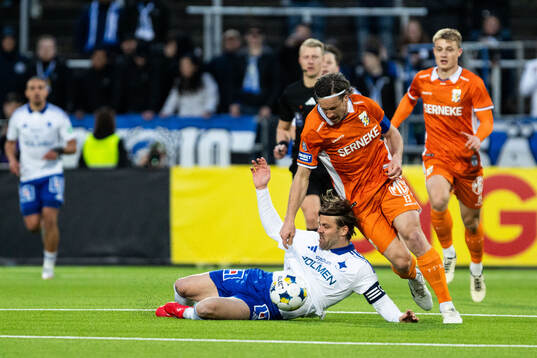 IFK Norrköpings Christoffer Nyman och IFK Göteborgs