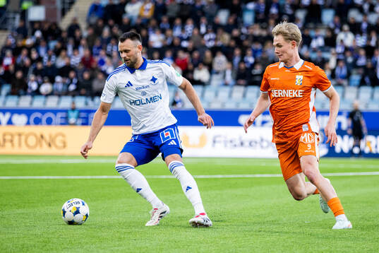 IFK Norrköpings Max Watson och IFK Göteborgs Max Fenger