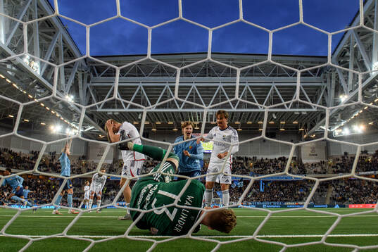 Djurgårdens August Priske Flyger jublar