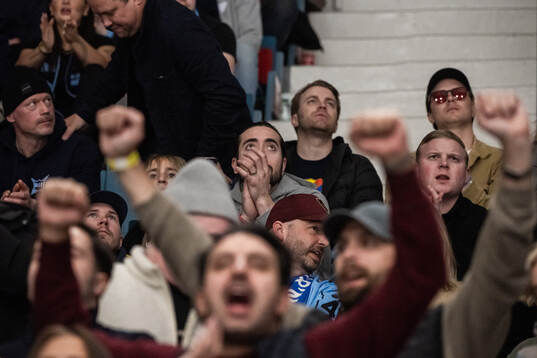 under match fem i Hockeyallsvenska finalen mellan
