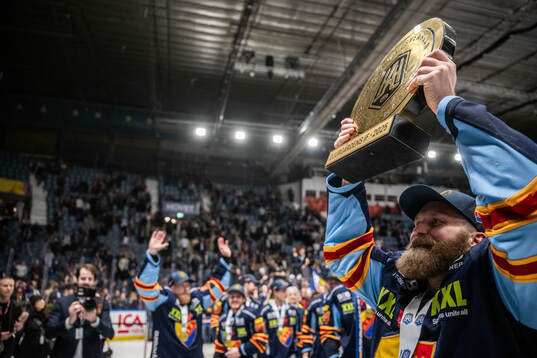 Djurgårdens Patrick Thoresen jublar
