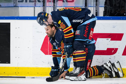 Djurgårdens Dick Axelsson har ont