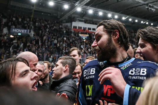 Djurgårdens Ludvig Rensfeldt jublar