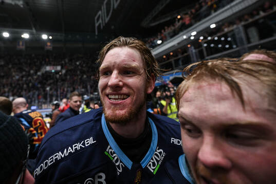 Djurgårdens Edvin Hammarlund jublar