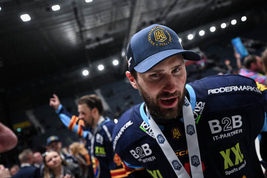 Djurgårdens Marcus Krüger jublar