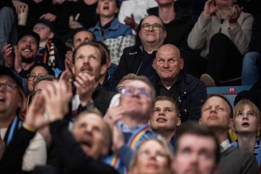 Håkan Södergren på läktaren