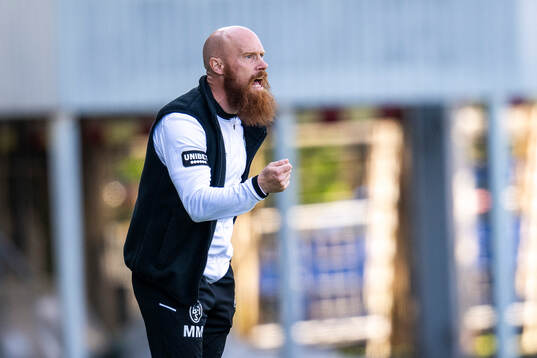 Landskronas tränare Max Mölder
