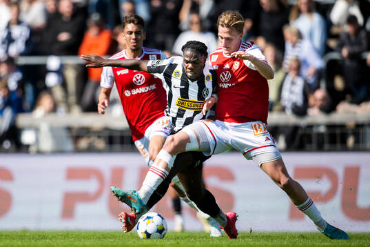 Landskronas Xavier Odhiambo mot Sandvikens IFs Olle
