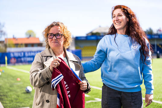 Lise Klaveness, president of the Norwegian Football