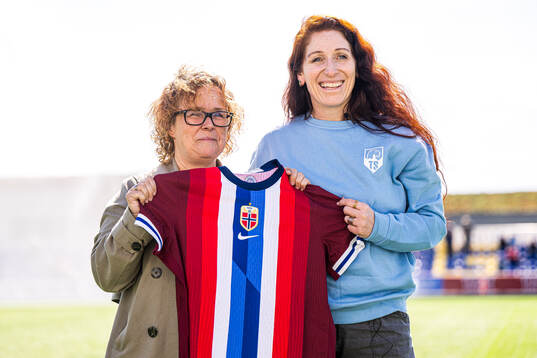 Lise Klaveness, president of the Norwegian Football