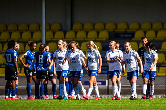 Tiril Haga of Kolbotn celebrates