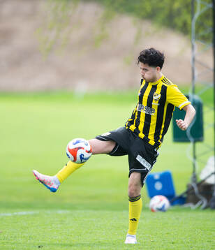 IFK Hässleholm Ali Reza Nazari i matchen i U19 division 1,