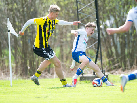 IFK Hässleholms Hampus Frick Salheden i matchen i U19