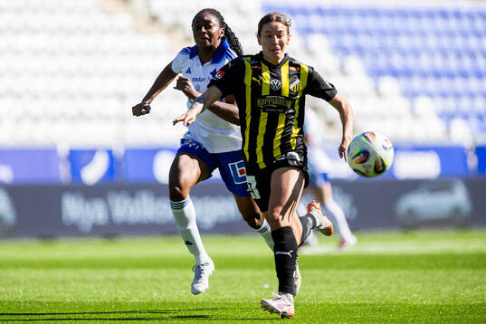 IFK Norrköpings Maya Aliyah Antoine och Häckens Tabby