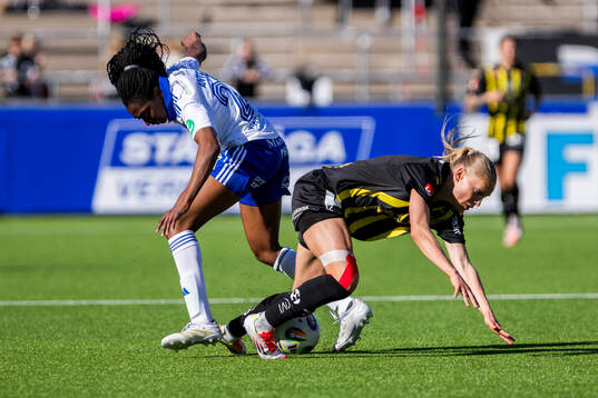 IFK Norrköpings Maya Aliyah Antoine och Häckens Stine