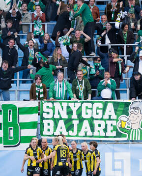 Hammarbys Ellen Wangerheim jublar