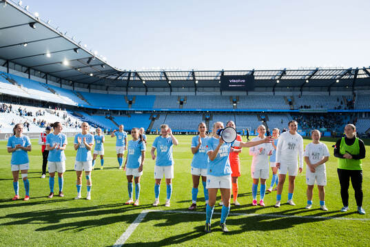 Malmö FFs Nellie Lilja jublar