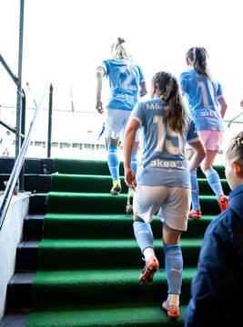 Malmö FFs Nathalie Hoff Persson, Agnes Mårtensson och