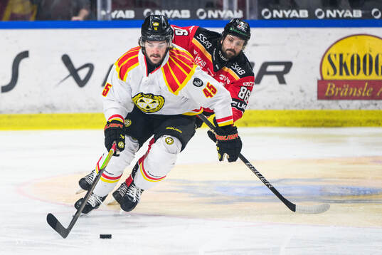 Brynäs Charles-Édouard D'astous och Luleås Mathias Bromé