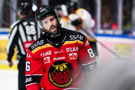 Luleås Mathias Bromé deppar