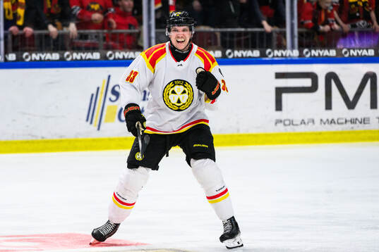 Brynäs Jakob Silfverberg jublar