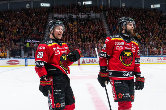 Luleås Erik Gustafsson och Pontus Själin