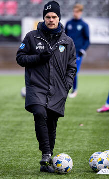 Umeå FCs assisterande tränare Jens Sjöström