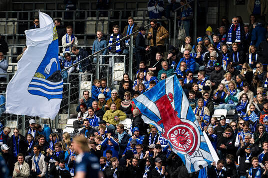 Spectators in the stands