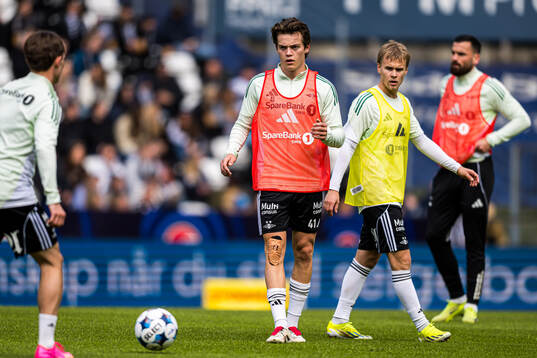 Sverre Halseth Nypan of Rosenborg warms up