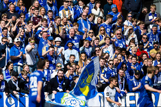 Spectators in the stands