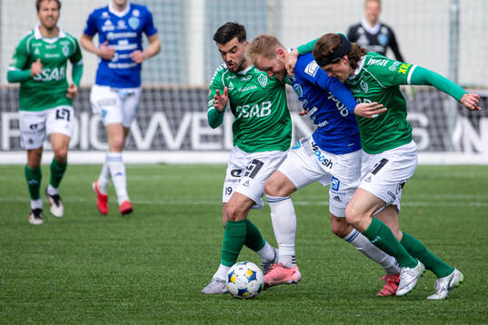 Umeå FCs Eythor Martin Björgolfsson och Brages Haris