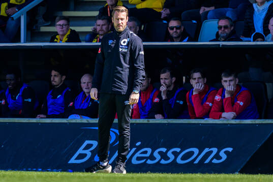 Degerfors tränare William Lundin