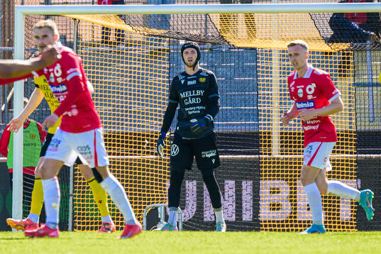 Mjällbys målvakt Noel Törnqvist