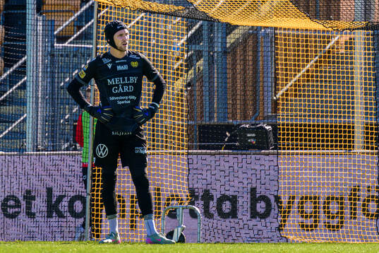 Mjällbys målvakt Noel Törnqvist