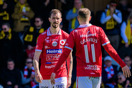 Degerfors Sebastian Ohlsson och Christos Gravius deppar