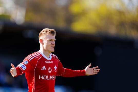 IFK Norrköpings Sebastian Vinther Jørgensen jublar