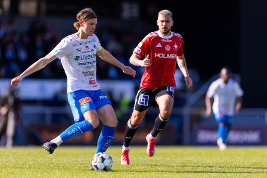 Värnamos Hugo Andersson och IFK Norrköpings Tim Prica
