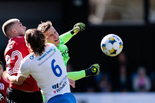 Värnamos målvakt Hugo Keto