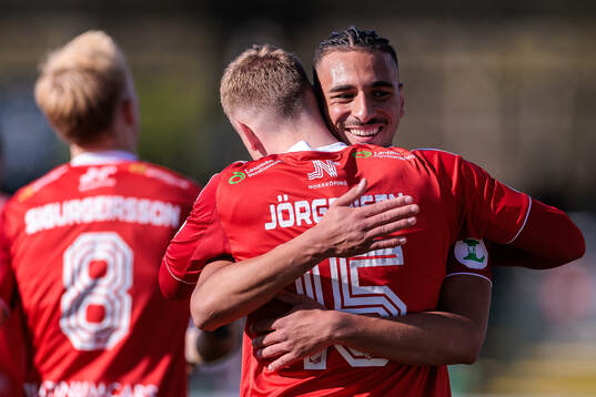 IFK Norrköpings Sebastian Vinther Jørgensen och Moutaz