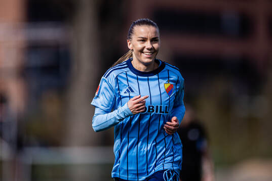 under fotbollsmatchen i Damallsvenskan mellan Djurgården