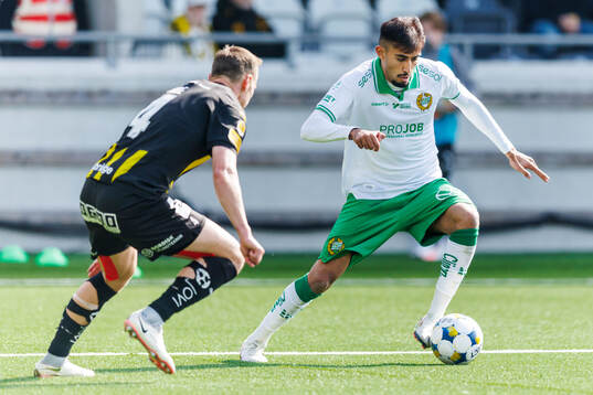 Häckens Marius Lode och Hammarbys Montader Madjed