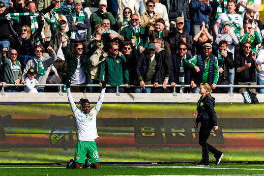 Hammarbys Moise Elohim Victoire Kabore jublar
