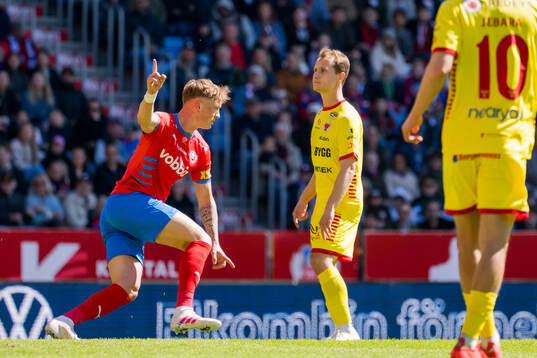 Helsingborgs Marcus Gudmann jublar
