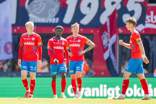 Helsingborgs Oscar Aga, Samuel Asoma och Marcus Gudmann