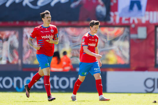 Helsingborgs Jon Birkfeldt och Max Svensson deppar