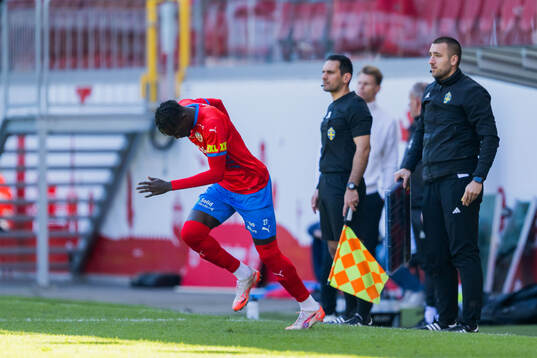 Helsingborgs Ebrima Bajo byts in