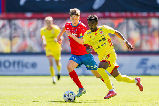 Helsingborgs Benjamin Örn och Kalmars Abdi Sabriye